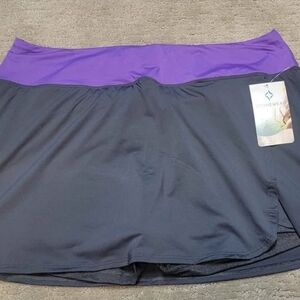 Women's Purple and Gray Skort